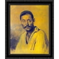 thumbnail image 1 of Head of a Kirghiz. Study for 'The Court Pugachev' 20x24 Black Ornate Wood Framed Canvas Art by Perov, Vasily, 1 of 2