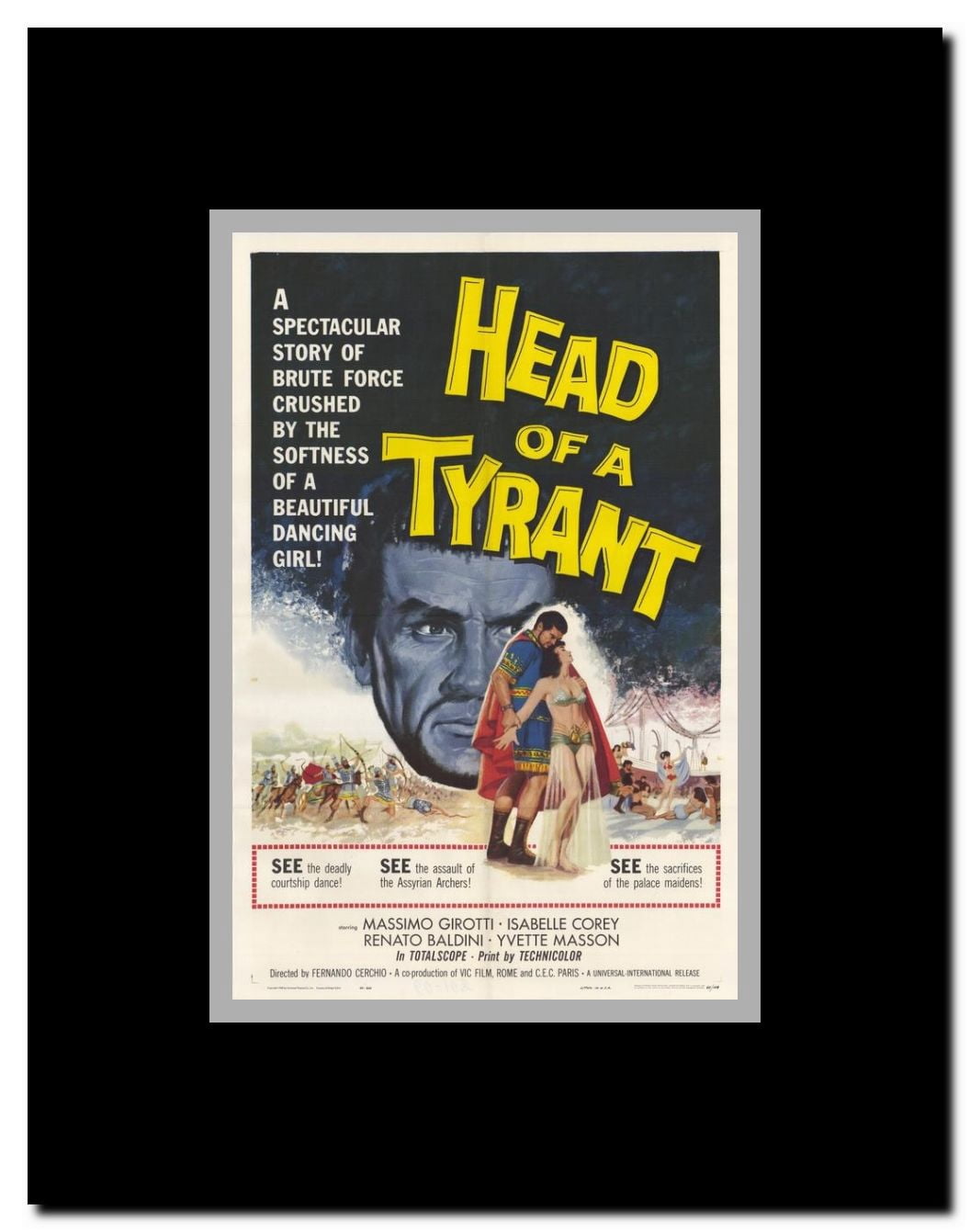 Head of a Tyrant Framed Movie Poster