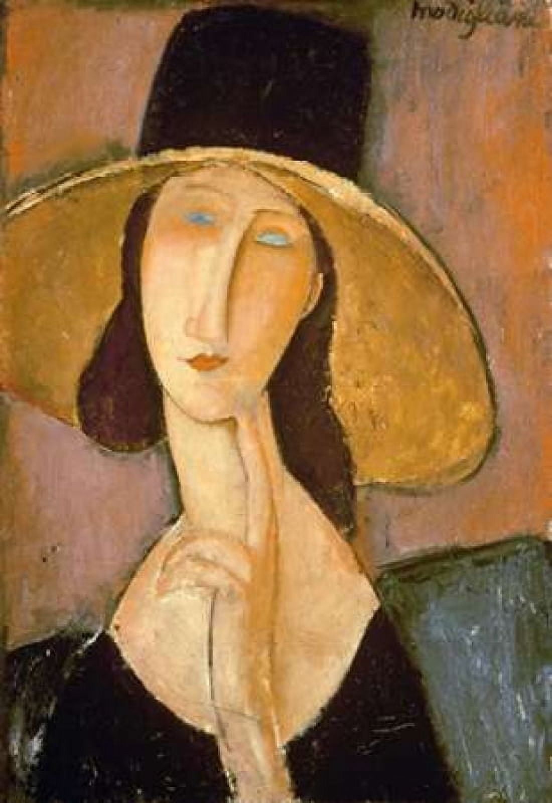 Head of a Woman Canvas Art - Amedeo Modigliani (20 x 28)