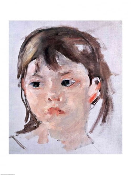 Head of a Young Girl Canvas Art - Mary Cassatt (18 x 24)