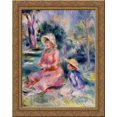 thumbnail image 1 of Head of a Young Woman (Red Hat) 20x24 Gold Ornate Wood Framed Canvas Art by Renoir, Pierre Auguste, 1 of 2