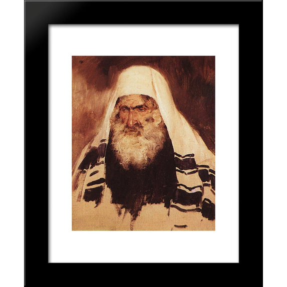 Head of old jew 20x24 Framed Art Print by Polenov, Vasily