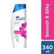 Head & shoulders Smooth & Silky Anti-Dandruff Shampoo - Smooth Hair from Root to Tip, Upto 100% Dandruff Free, 340 ml