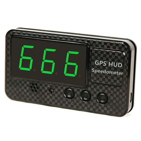 Head-up Display Large Screen Anti-slip ABS Accurate USB Digital Car HUD Speed Display Daily Use