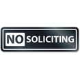 thumbnail image 1 of HeadLine No Soliciting Window Sign, 1 of 2