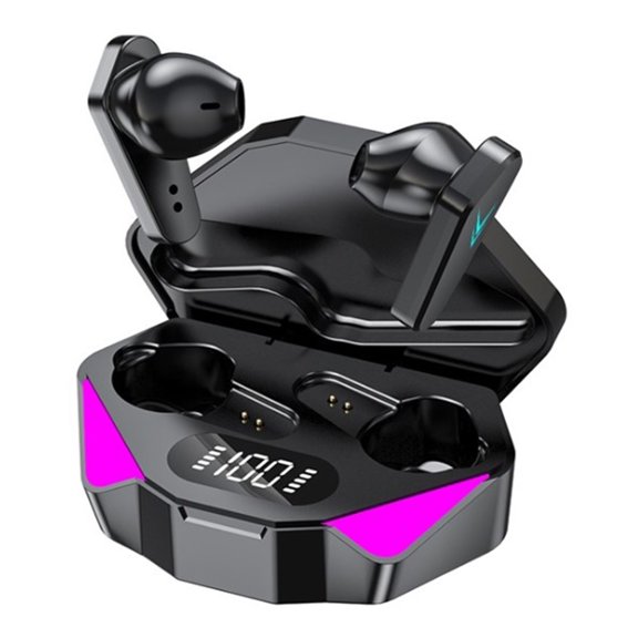 HeadPhone Bluetooth Earphones Wireless Earbuds with Charging Box Sports Mini Headsets Android IOS for Smart mobile Phone(Black)