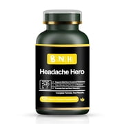 BNH Headache Hero Head Comfort Supplement, Kudzu Root Herbal Formula, Head Tension & Pressure Support, 150 Capsules