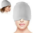 Headache Relief Hat Migraine Ice Head Wrap, Ice Packs For Injuries Reusable Migraine Relief Cap