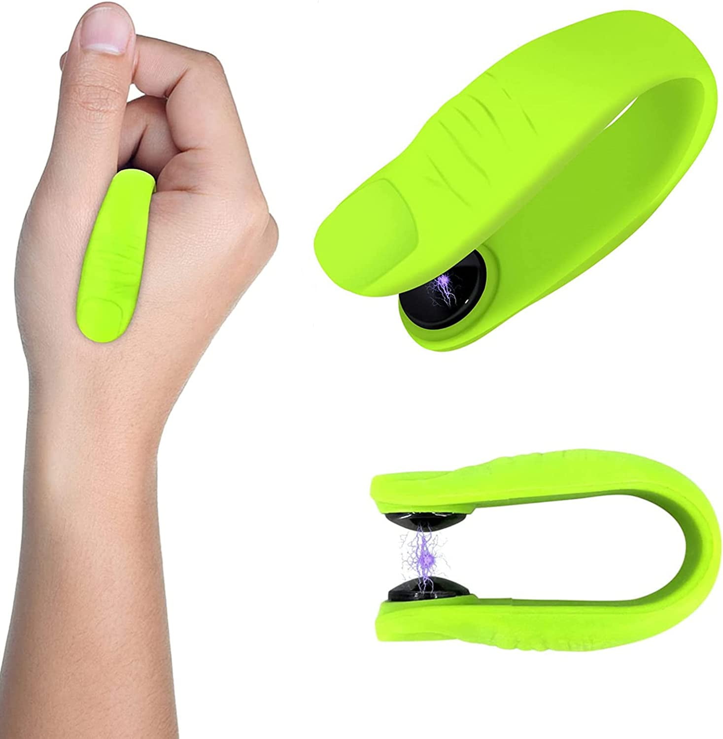 Headache Relief, Migraine Relief Clip Drug Free Acupressure Hand Pressure Point Clip for Migraine Tension Anxiety Pain Relief Headache Relief Device