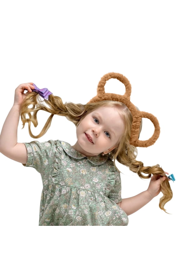 Headband, Animal Ear Headbands, Cute Bear Ears Hairband, Cosplay Headwear for Women Girls, Masquerade, Party, Fun Prop, Photo Booth Accessory Baberdicy, Ideal for Children, Teens