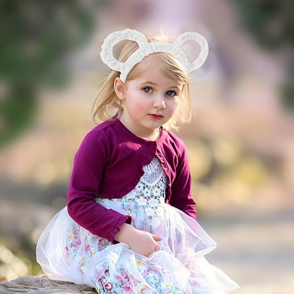 Headband, Animal Ear Headbands, Cute Bear Ears Hairband, Cosplay Headwear for Women Girls, Masquerade, Party, Fun Prop, Photo Booth Accessory Baberdicy, Ideal for Children, Teens