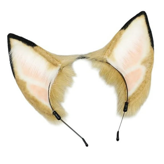 Headband Bendable Dog Ear Hairhoop Girl Halloween Dress Up Hairband Costume Masquerade Headwear