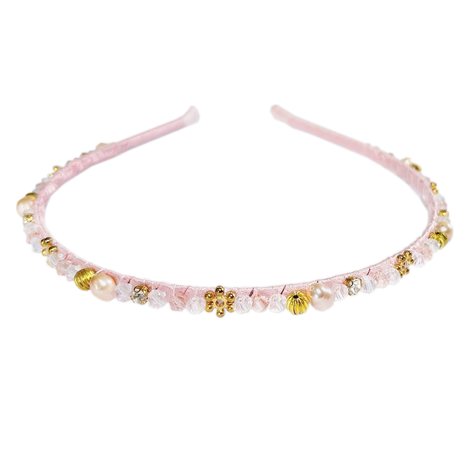 Headband Crystal Rhinestone, Non Slip Diamond Pearl Beaded 