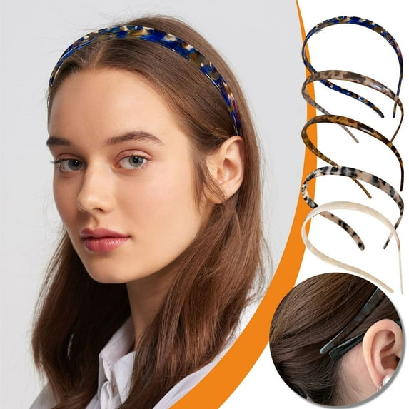 Headband Designed for Eyewear Users, No Pressure Fashion Hairband for Women, Comfortable Headache Free Headband for Daily Wear, Stylish Thin Hair Accessory for Girls and Professionals, by UKHCCC
