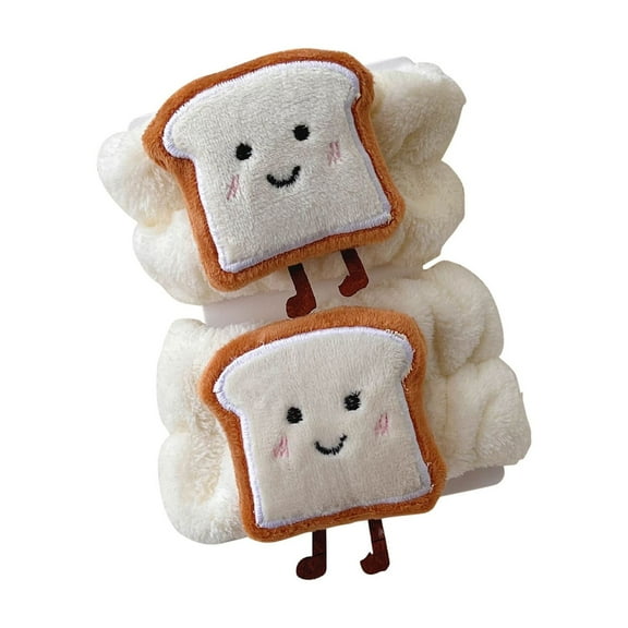 Headband Hair Ties, Wrist Wash Bands, Absorbent Microfiber Face Wash Bands for Makeup and Skin Care, Soft Comfortable Elastic Hair Accessories for Women and Girls