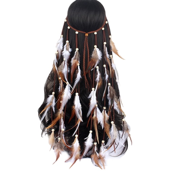 Headband Headpieces for Women Headpiece with Long Tassels for Lake Ancient Town Tribal Photo Props