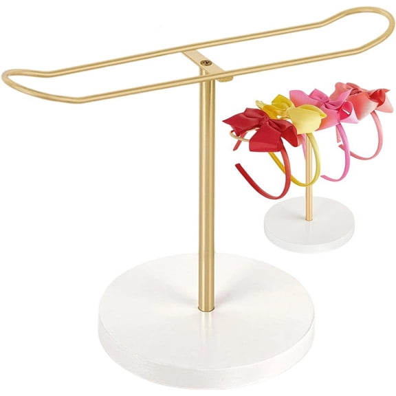 Headband Holder Metal Headband Organizer Hair Hoop Stand,Multipurpose Storage Holder for hairband Hair Ropes Bracelets Hair Accessories Organizer