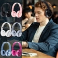 thumbnail image 1 of Headband In-line Headphones, Sports Wired with Microphone Universal for Cell Phones and Computers, Foldable Design, 1 of 8