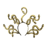 Headband Medusa Accessory Golden Gorgon Design 1 Pack for Adult Halloween Themed Party Events