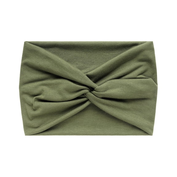 Headband Soft Solid Twisted Knot Wide Headwrap High Stretch Sweat Absorbent Non Slip Elastic Sports Yoga Workout Casual Daily Fashion Hair Accessory For All Season