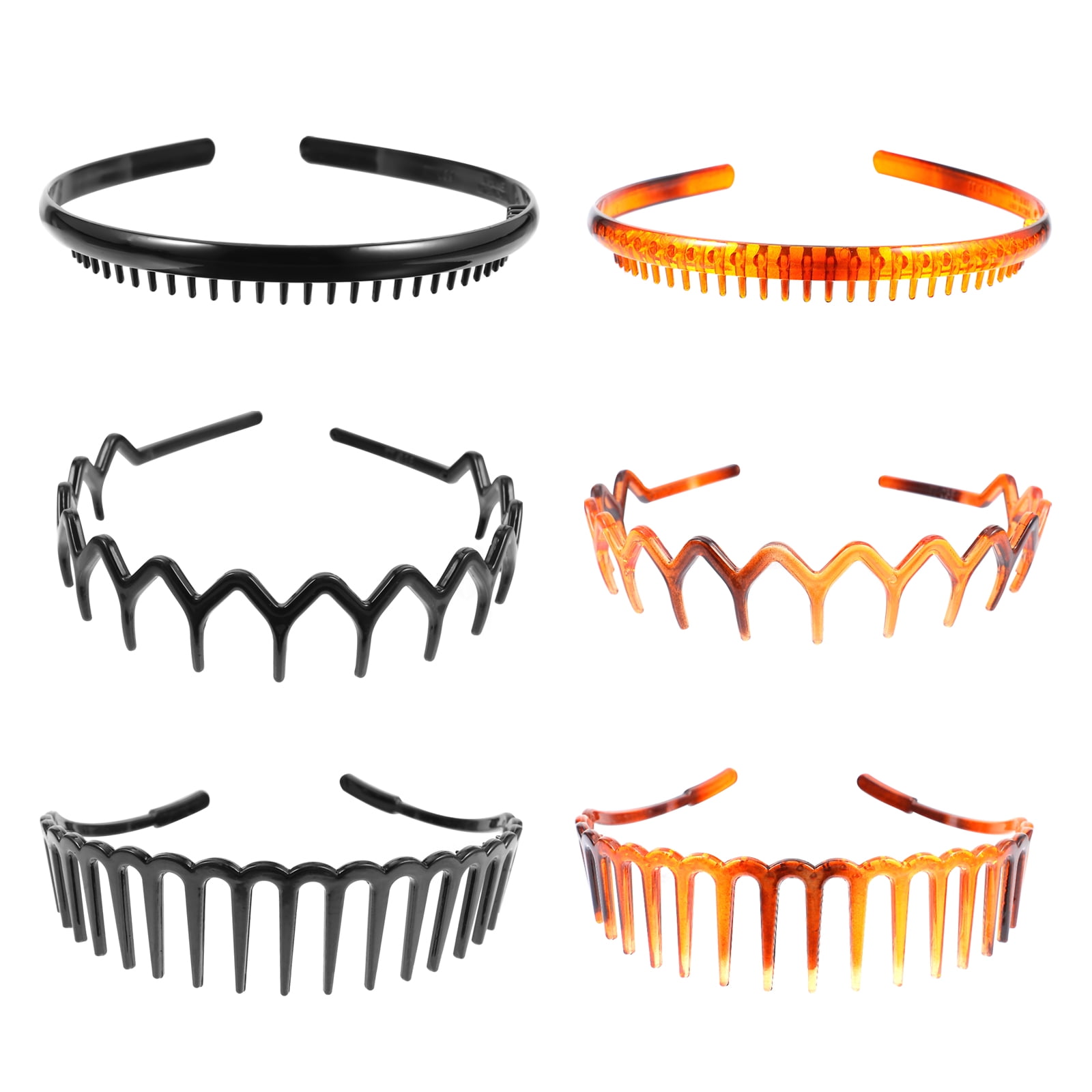 Headband Toothed Teeth Hairband Comb Hair Plastic Headbands Bands Wavy