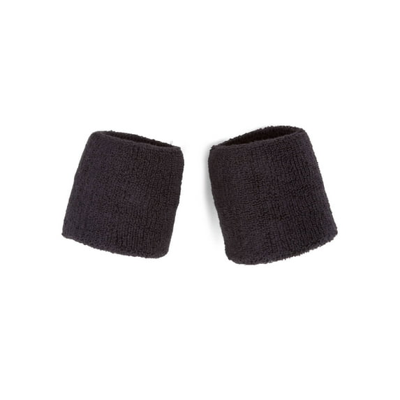 Headband and Wristband Combo 100% Terry Cloth, Charcoal