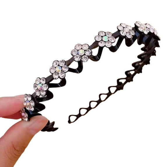 Headband with Clip Hairstyle Double Bangs Hair Clips Bangs Hair Band Hairpin φ) B6Z4