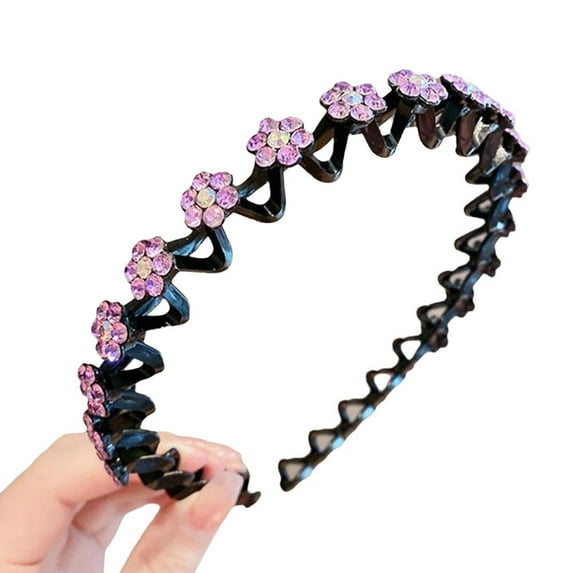 Headband with Clip Hairstyle Double Bangs Hair Clips Bangs Hair Band Hairpin φ) M8D9