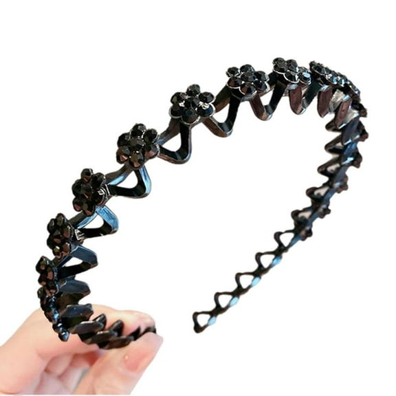 Headband with Clip Hairstyle Double Bangs Hair Clips Bangs Hair Band Hairpin φ) Z5O1