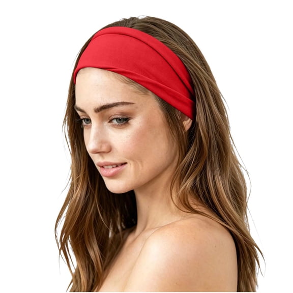Headbands For Women, Wide Elastic Head Bands, Sports Stretchy Sweat Bands, Washing Face Makeup Workout Spa Running Headband