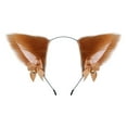 thumbnail image 1 of Headbands Girl Plush Furry Cat Ears Headwear Accessory For Cam Girl Party, 1 of 2