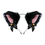 Headbands Girl Plush Furry Cat Ears Headwear Accessory For Cam Girl Party