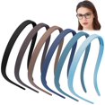 thumbnail image 1 of Headbands for Glasses Wearers No Pressure No Headache Headbands Square Headband Sunglasses Headband for Women Comfortable Headbands for Girls, Womens Headbands Non Slip with Teeth 6Pcs, 1 of 7