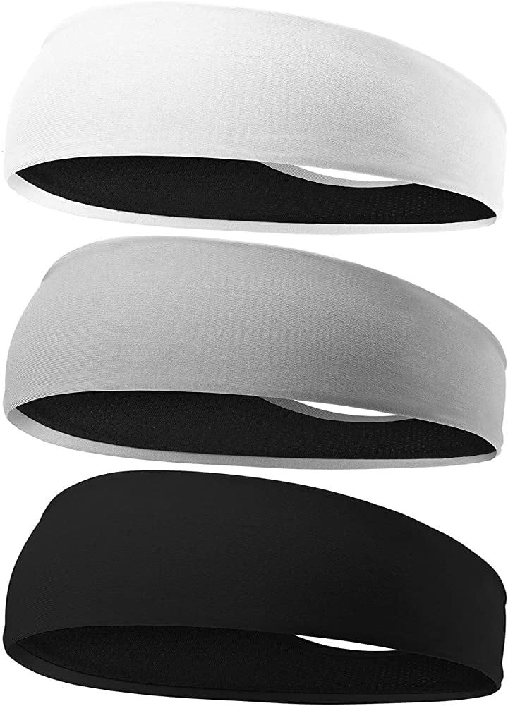 Headbands for Men, JJ3Pack Sweat Bands Headbands Mens Sport Cooling