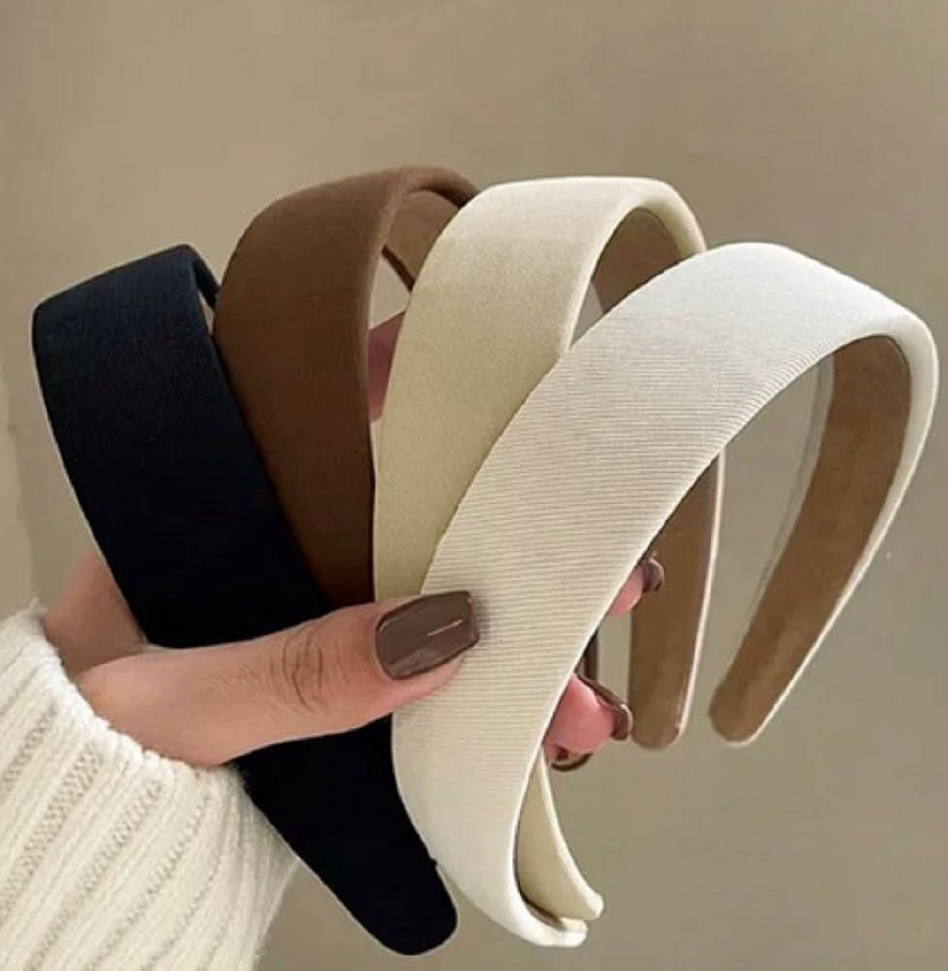 6 Pack Wide Knotted Headbands Non Slip Soft Elastic Hair Bands Workout Yoga 6-Piece Women main image 2