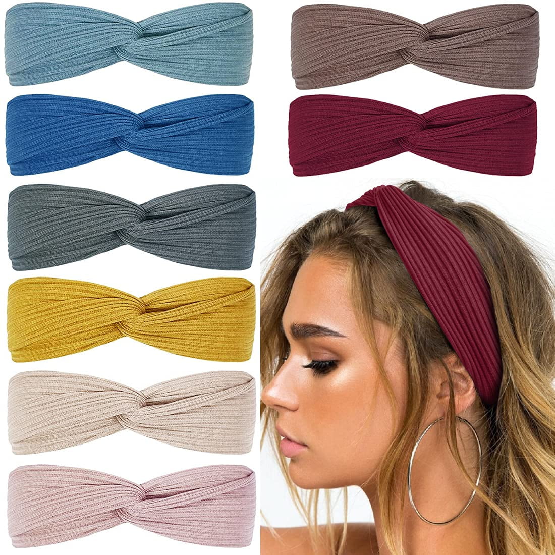 Solid Color Twist Knot Headband