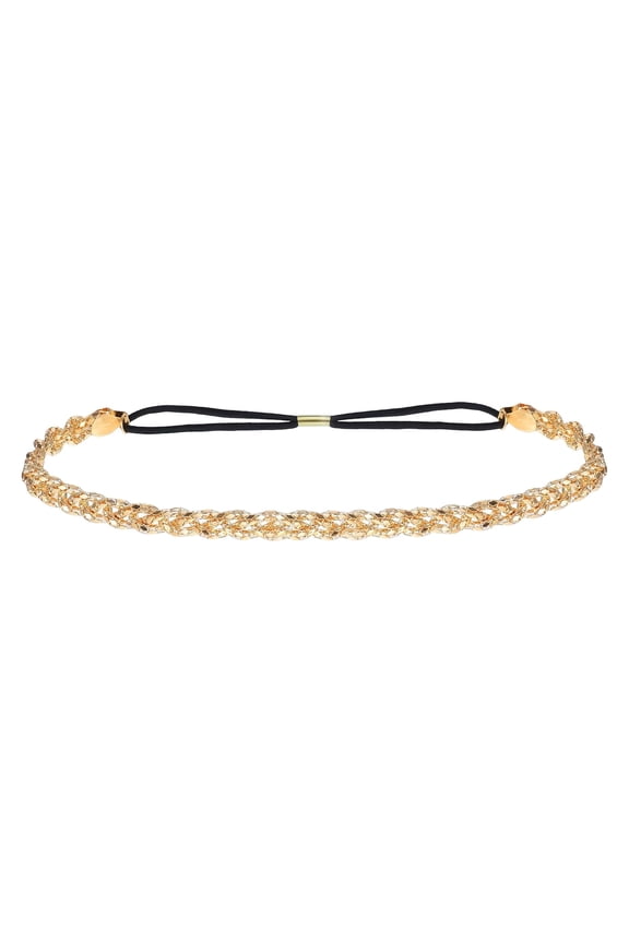 Headbands for Women,Universal Shiny Head Chain Elastic Headband – Crystal Glam Hair Accessory for Parties, Weddings, Everyday Wear, Stretchy & Adjustable, Gift Ready Packaging