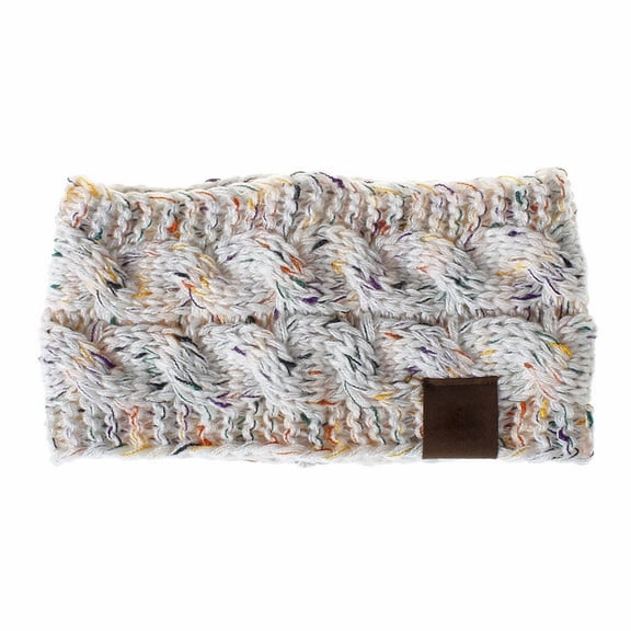 Headbands for Women Hair Band Wool Yarn Variegated Dot Yarn Acrylic Yarn Women's Winter Warm Headband Skiing Knitted Cap Ear Warmer Headbands