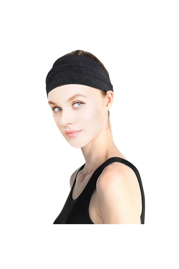 Headbands for Women, Knotted Turban Wide Elastic Headband for Sport & Yoga