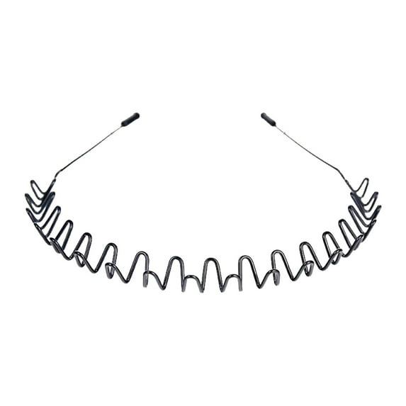 Headbands for Women Non Slip – Fashion Accessories for Slicked Back Styles - Comfortable Comb Headband with Teeth,Black 1,One Size,Dailypoc