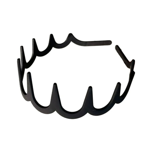Headbands for Women Non Slip – Fashion Accessories for Slicked Back Styles - Comfortable Comb Headband with Teeth,Black 6,One Size,Dailypoc
