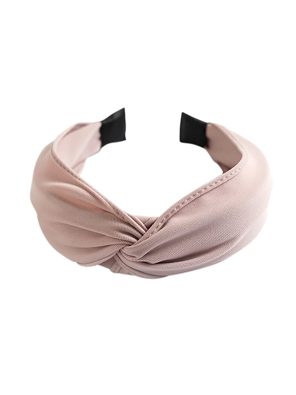 Headbands for Women Non Slip Solid Bow Velvet Wide Brim Wrap Hairband Summer Clothes for Women