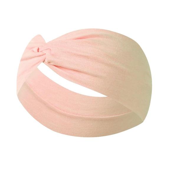 Headbands for Women, Stretchy Non Slip Soft Cotton Cloth Hair Bands for Sports, Workout, Yoga and Running Complexion 1 PC