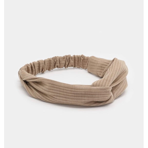 Headbands for Women Twist Knotted Stretchy Hair Bands Boho Criss Cross Turban Plain Headwrap Yoga Workout Vintage Hair Accessories, Solid Color