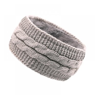 C.C Soft Stretch Winter Warm Cable Knit Fuzzy Lined Ear Warmer Headband, Dark Denim Metallic C.C Soft Stretch Winter Warm Cable Knit Fuzzy Lined Ear Warmer Headband, Dark Denim Metallic