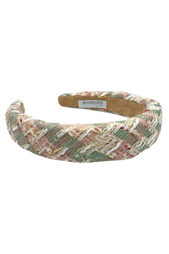 Women's Classic Padded Comfort Headband | Pastel Check