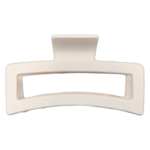Headbands of Hope Women's Extra Large Rectangular Claw Clip | Cream