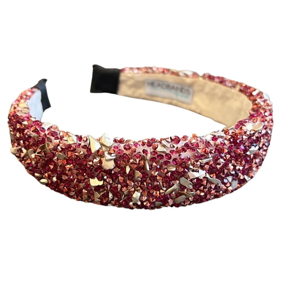 Headbands of Hope Women's Statement Glitter Fashion Headband | Maroon