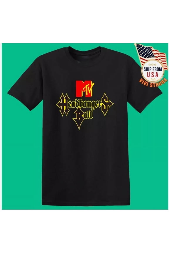 Headbangers Ball Men's Black T-Shirt