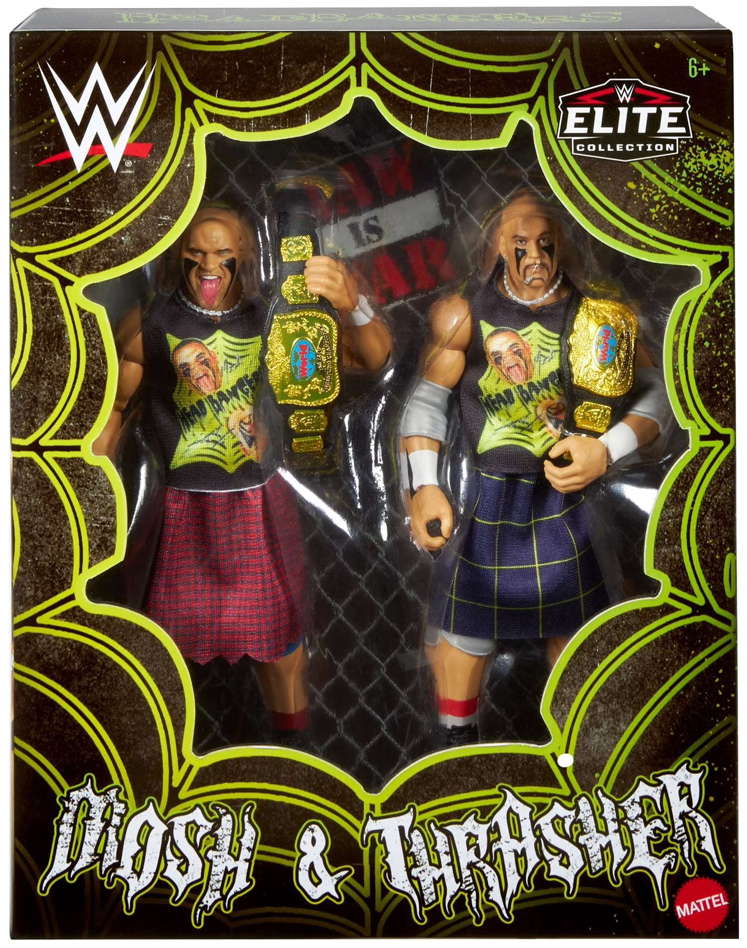 WWE, Headbangers WWE Elite Collection Action Figure, 2-Pack